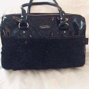 Voodoo Vixen Black Roses Rockabilly Handbag